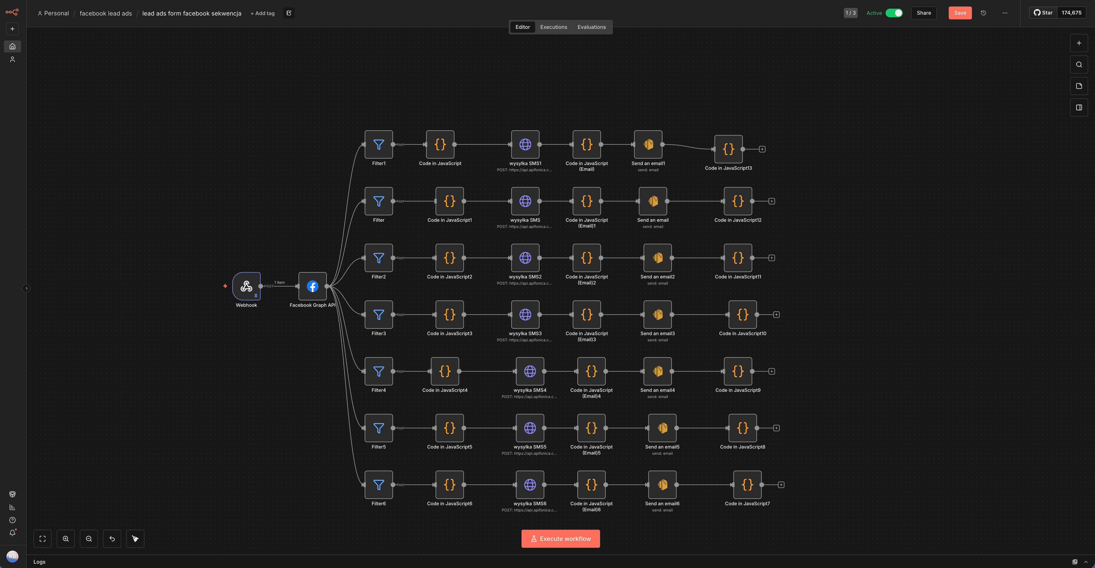 N8N Automation - zaawansowany lead nurturing dla kliniki dentystycznej