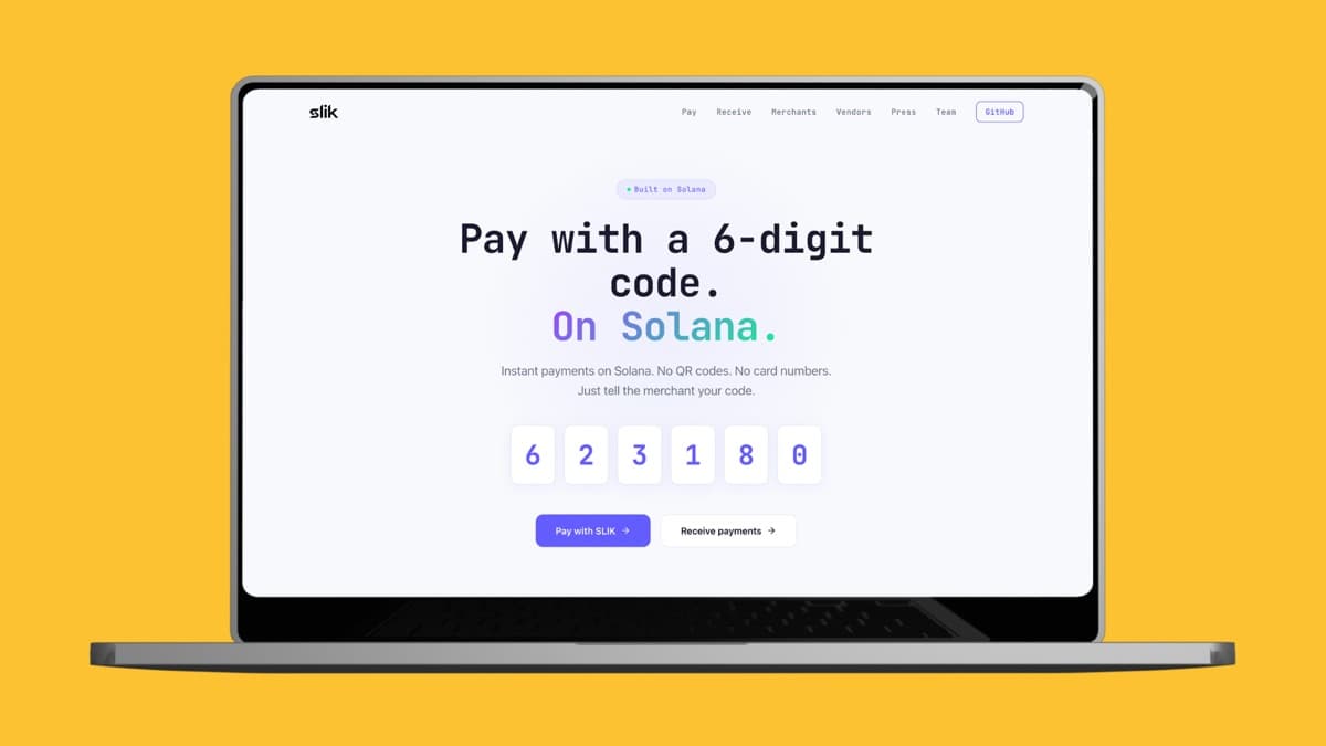 SLIK - System płatności na Solanie